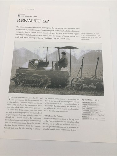 1919 renault vintage - 1919,